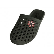 S2615L-BB - Wholesale Women's "Easy USA" Close Toe Eva Slide Sandals (*Black Color) *Last 2 Case 